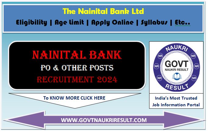  Nainital Bank PO Result 2024 