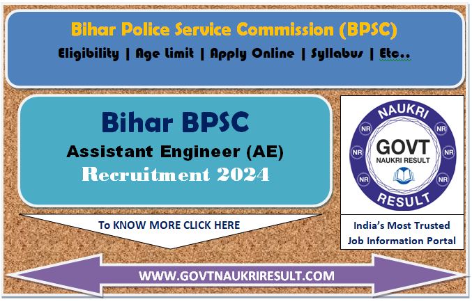 BPSC Assistant Engineer AE 2024 Result 