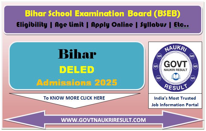  Bihar DELED 2025 Dummy Admit Card 