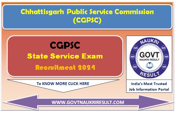  CGPSC Pre 2024 Result 