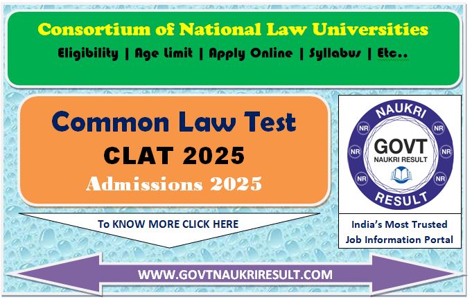 CLAT 2025 Result with Score Card 