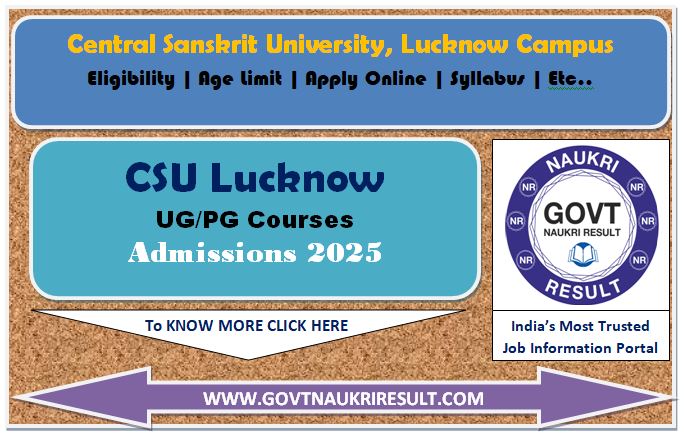  Central Sanskrit University CSU Prak Shastri Online Form 2025 