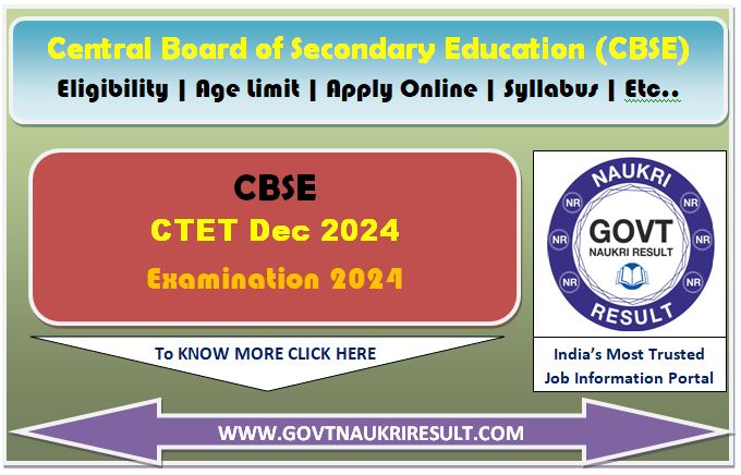  CTET December 2024 Result 