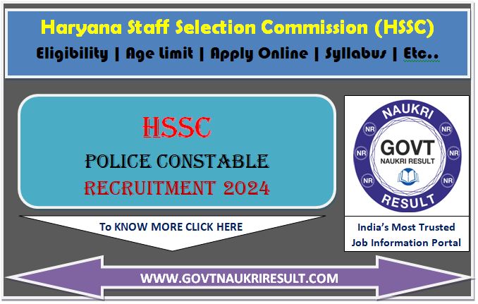  HSSC Constable Result 2024  
