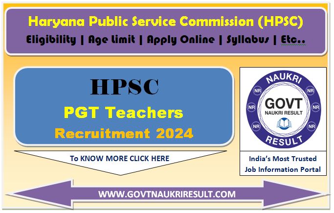  HPSC PGT Admit Card 2024  