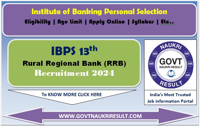  IBPS RRB 13th Final Result 2025 