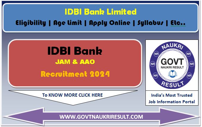  IDBI Bank JAM / AAO Final Result 2025 