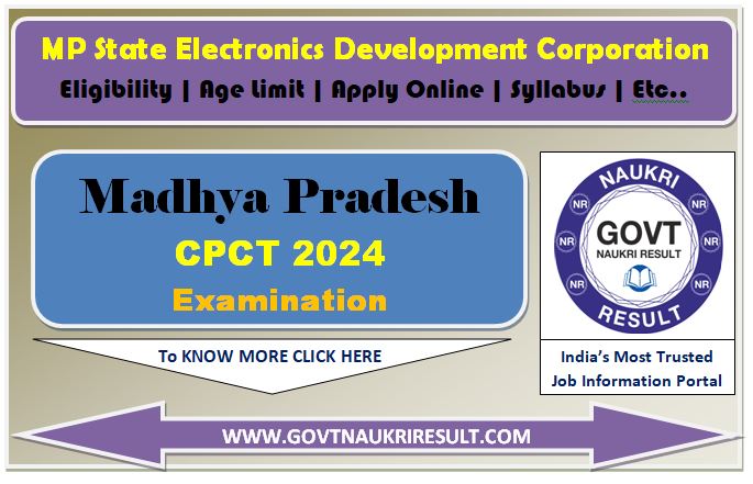  MP CPCT 2024 Result / Score Card 