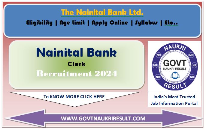  Nainital Bank Clerk Result 2025 
