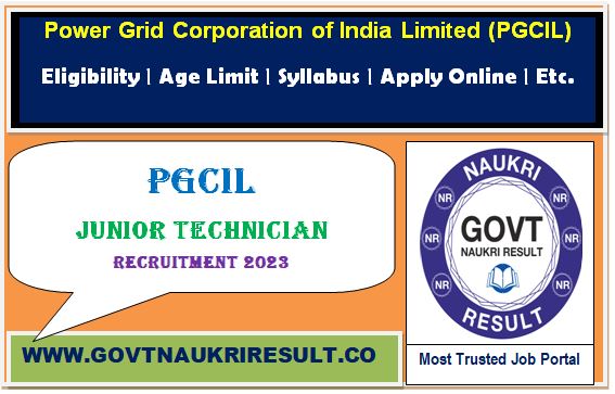  PGCIL Junior Technician Trainee JTT 2023 Result  