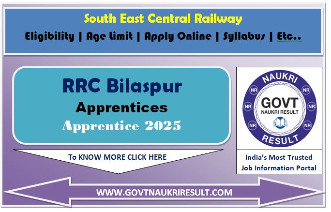  Railway SECR Apprentices Online Form 2025 