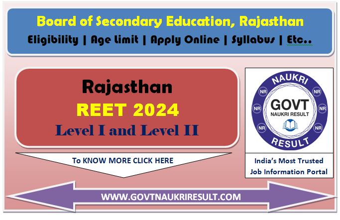  Rajasthan REET 2024 Admit Card 