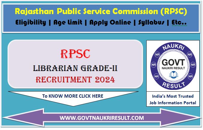  RPSC Librarian Grade II Admit Card 2025 