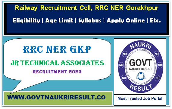 Railway NER RRC Gorakhpur Apprentices Online Form 2023 