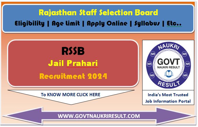  Rajasthan RSSB Jail Prahari Admit Card 2025 