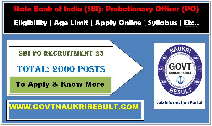  SBI PO 2023 Phase II Main Admit Card 