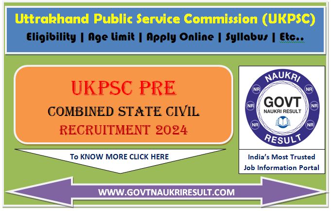  UKPSC Pre 2024 Result, Cutoff, Marks 