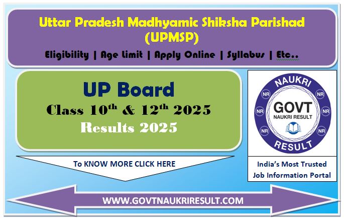  UP Board Scrutiny Online Form 2025 