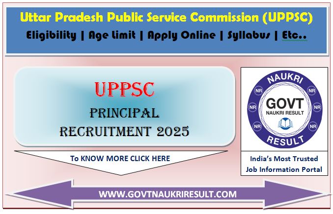  UPPSC Technical Education Principal Online Form 2025 